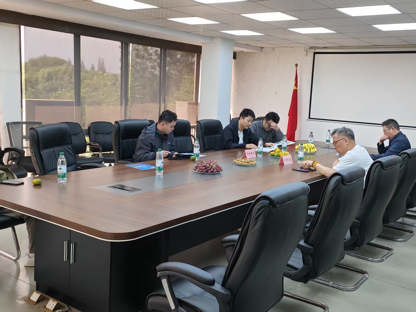 中鐵四局到訪公司考察